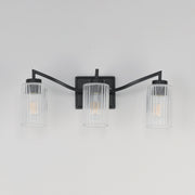 Rigata 3 Light Bath Vanity Light in Black