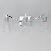 Rigata 3 Light Bath Vanity Light in Polished Nickel