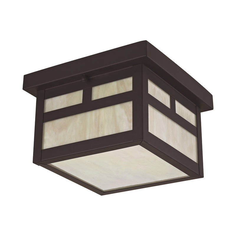 Montclair Mission Outdoor Flush Mount in Bronze