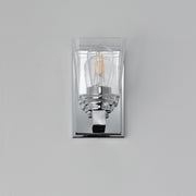 Cubos 1 Light Wall Sconce in Polished Chrome