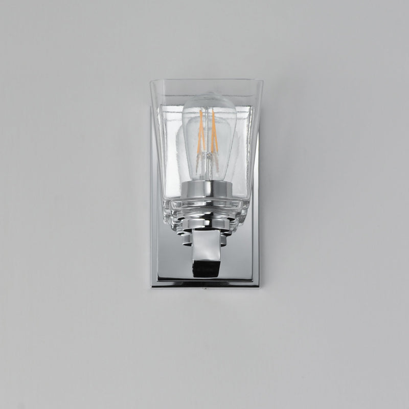 Cubos 1 Light Wall Sconce in Polished Chrome