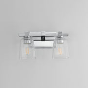 Cubos 2 Light Bath Vanity Light in Polished Chrome