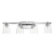 Cubos 4 Light Bath Vanity Light in Polished Chrome