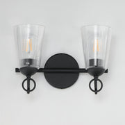 Jackson Hole 2 Light Bath Vanity Light in Black
