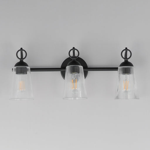 Jackson Hole 3 Light Bath Vanity Light in Black