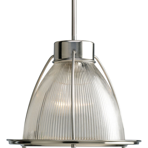 Prismatic One Light Pendant in Brushed Nickel