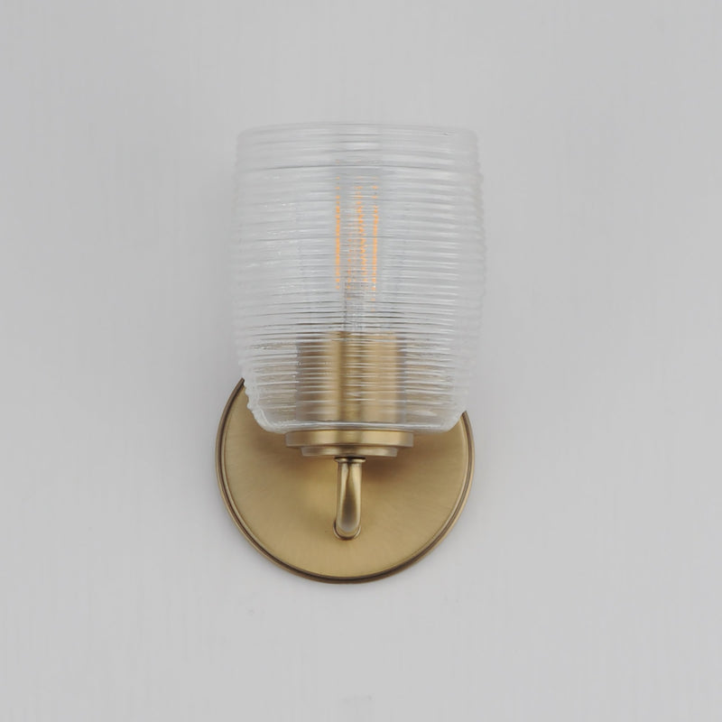 Honey 1 Light Wall Sconce in Natural Aged Brass