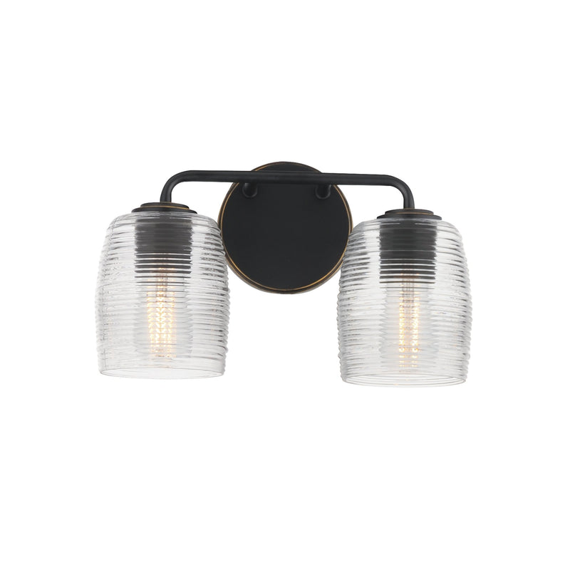 Honey 2 Light Bath Vanity Light in Kentucky Bronze