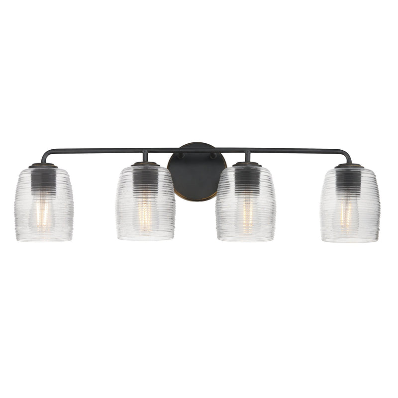 Honey 4 Light Bath Vanity Light in Kentucky Bronze