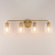 Honey 4 Light Bath Vanity Light in Natural Aged Brass