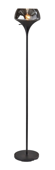 Eliza Torchiere Floor Lamp in Black