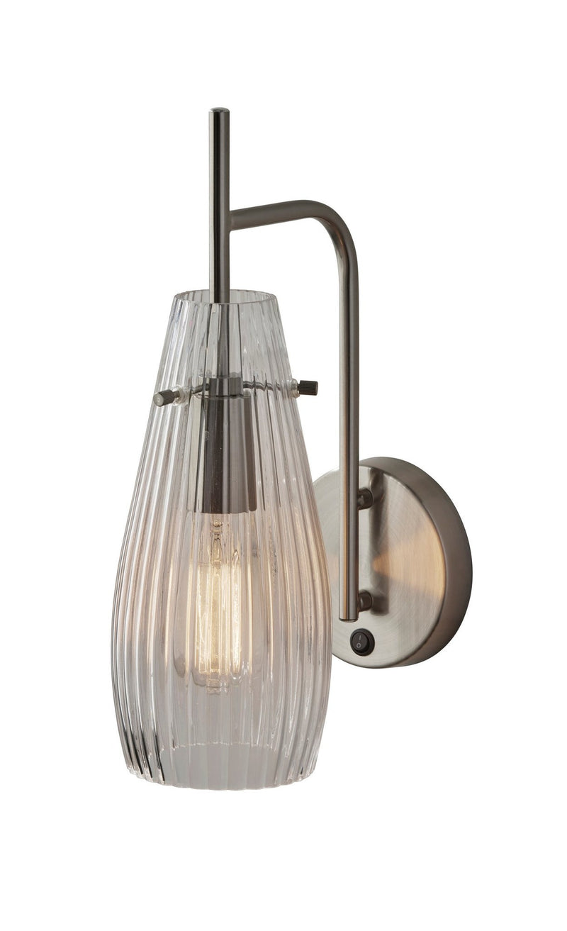Layla Wall Lamp in Brushed Steel