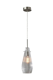 Layla Mini Pendant in Brushed Steel
