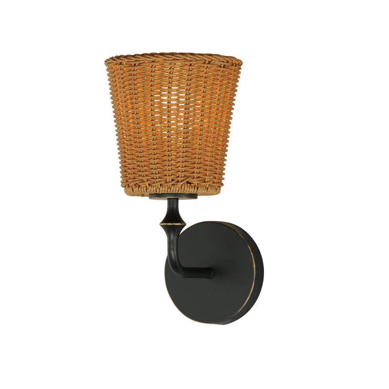 Baja 1 Light Wall Sconce in Dark Bronze