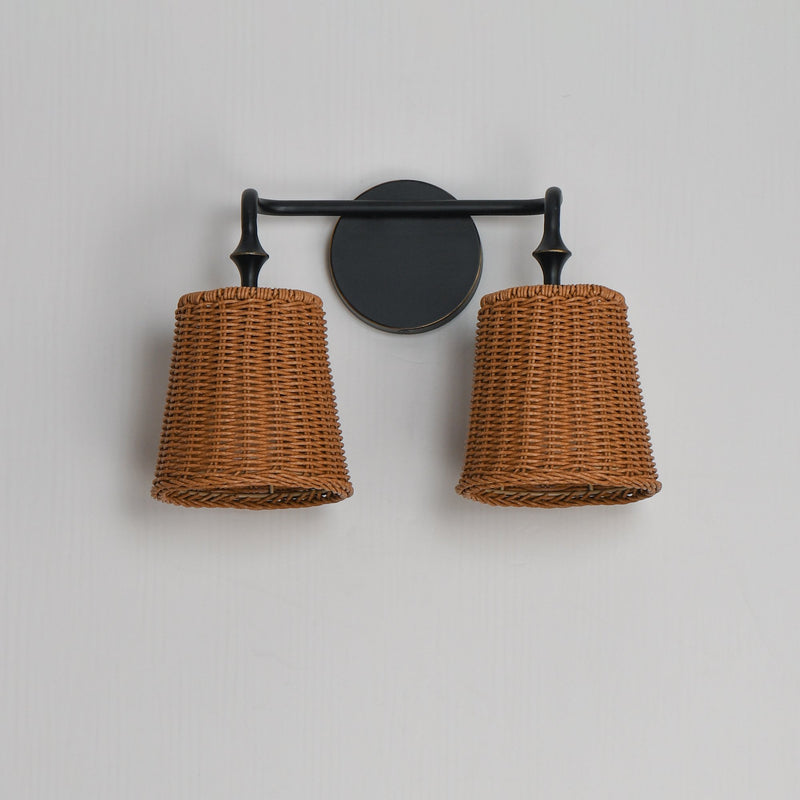 Baja 2 Light Bath Vanity Light in Dark Bronze