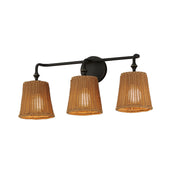 Baja 3 Light Bath Vanity Light in Dark Bronze