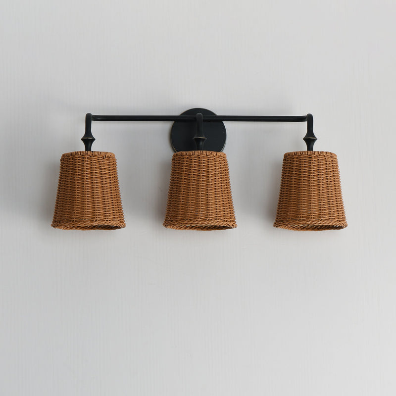 Baja 3 Light Bath Vanity Light in Dark Bronze