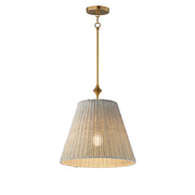 Baja 16" Pendant in Natural Aged Brass