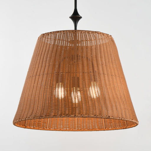 Baja 24" 3 Light Pendant in Dark Bronze