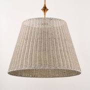 Baja 24" 3 Light Pendant in Natural Aged Brass