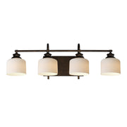 Bisque 4 Light Bath Vanity Light in Oil Rubbed Bronze
