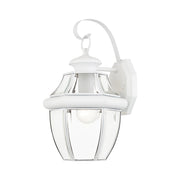 Monterey Small Outdoor Wall Lantern in White
