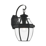 Monterey Small Outdoor Wall Lantern in Black