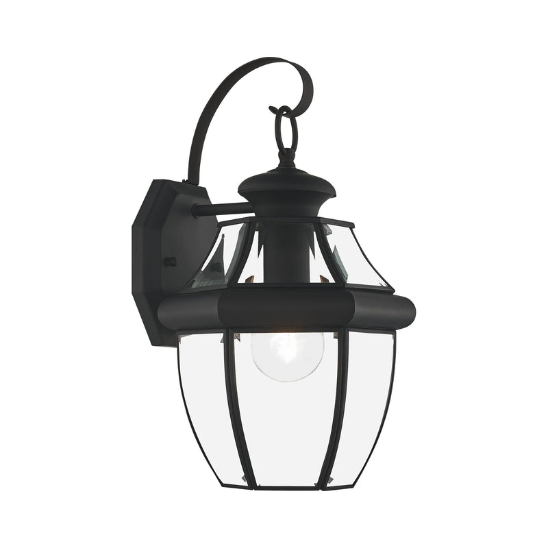 Monterey Small Outdoor Wall Lantern in Black