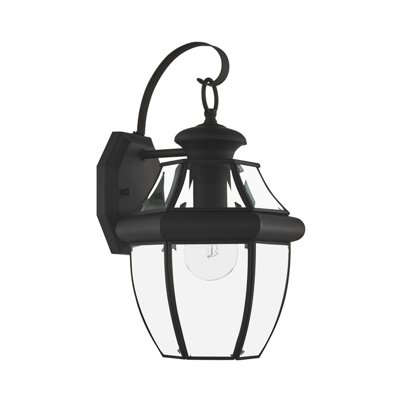 Monterey Small Outdoor Wall Lantern in Black