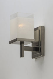 Tetra 1 Light Wall Sconce in Satin Nickel
