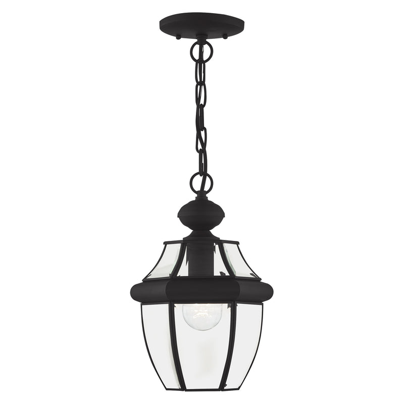Monterey Small Outdoor Pendant Lantern in Black