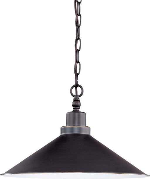 Bridgeview 1-Light 16" Pendant in Mission Dust Bronze