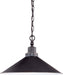 Bridgeview 1-Light 16" Pendant in Mission Dust Bronze