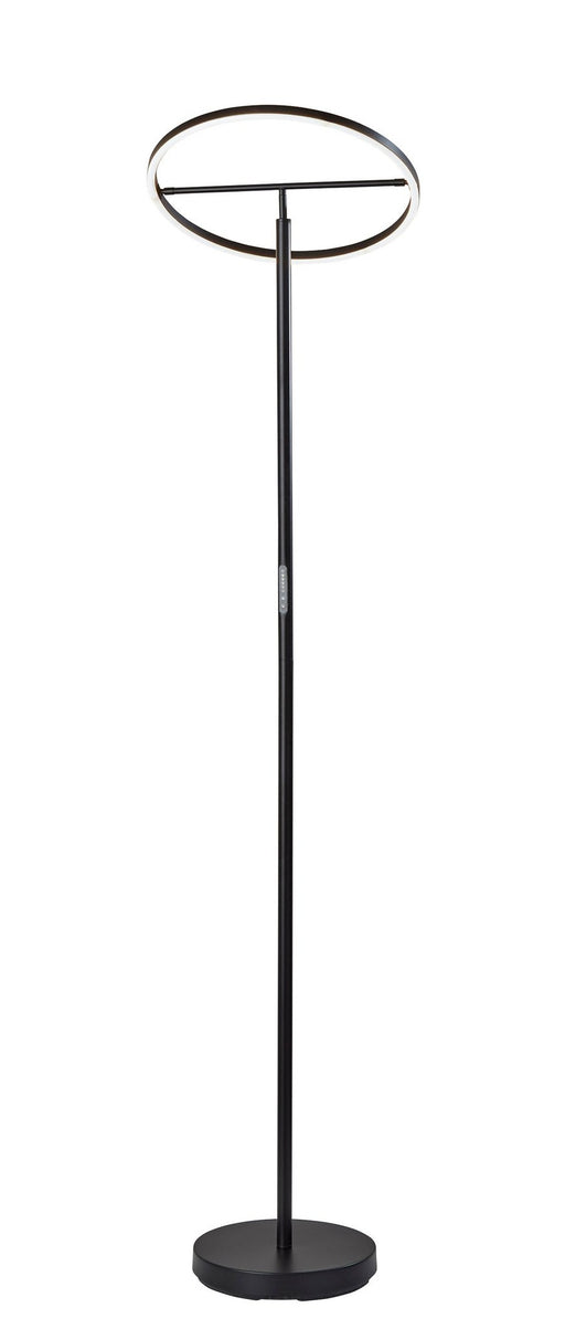 Falcon LED Torchiere Floor Lamp in Black