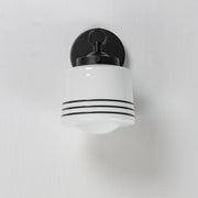 Eureka 1 Light Wall Sconce in Black