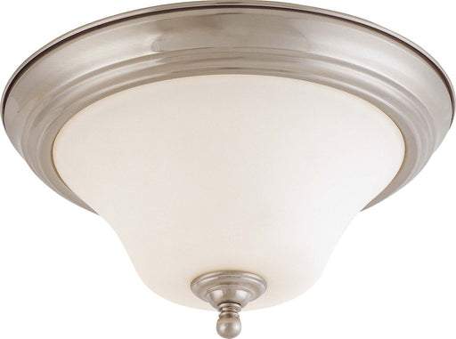 Dupont 2-Light 13" Flush Fixture in Brushed Nickel