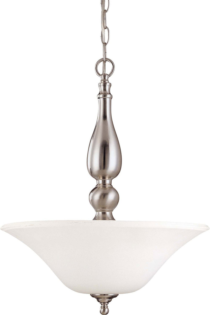 Dupont 3-Light Pendant in Brushed Nickel