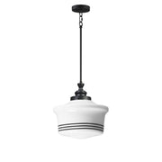 Eureka Medium Pendant in Black