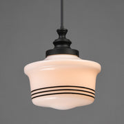 Eureka Medium Pendant in Black