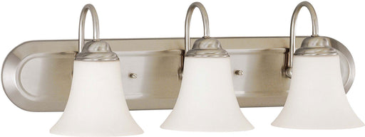 Dupont 3-Light Vanity Fixture in Brushed Nickel
