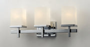 Tetra 3 Light Bath Vanity Light in Polished Chrome