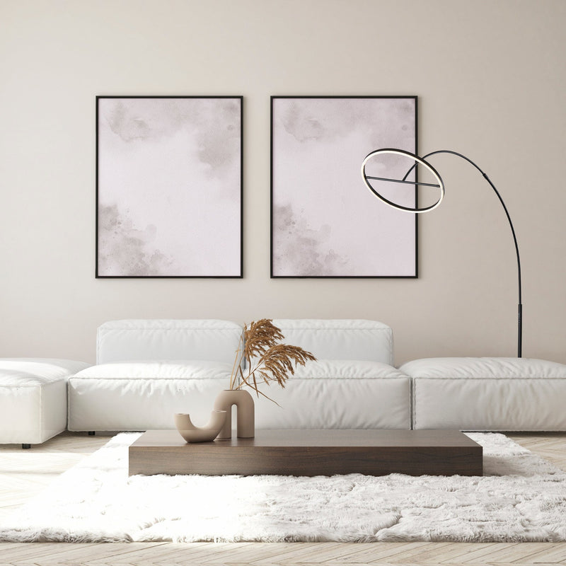 Falcon LED Arc Floor Lamp in Black