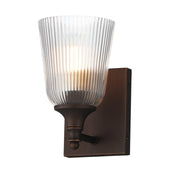 Julip 1 Light Wall Sconce in Dark Bronze