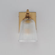 Julip 1 Light Wall Sconce in Natural Aged Brass