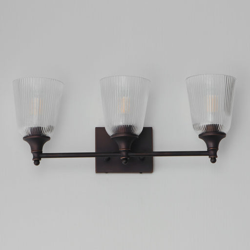 Julip 3 Light Bath Vanity Light in Dark Bronze