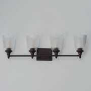Julip 4 Light Bath Vanity Light in Dark Bronze