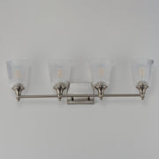 Julip 4 Light Bath Vanity Light in Satin Nickel