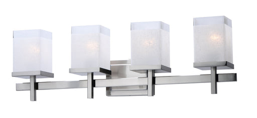 Tetra 4 Light Bath Vanity Light in Satin Nickel