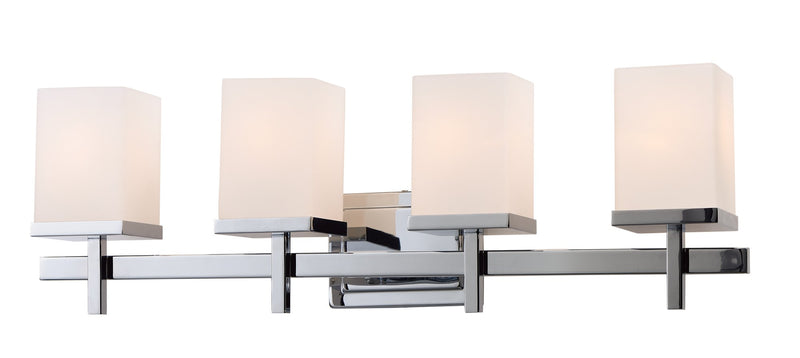 Tetra 4 Light Bath Vanity Light in Polished Chrome