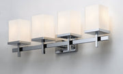 Tetra 4 Light Bath Vanity Light in Polished Chrome